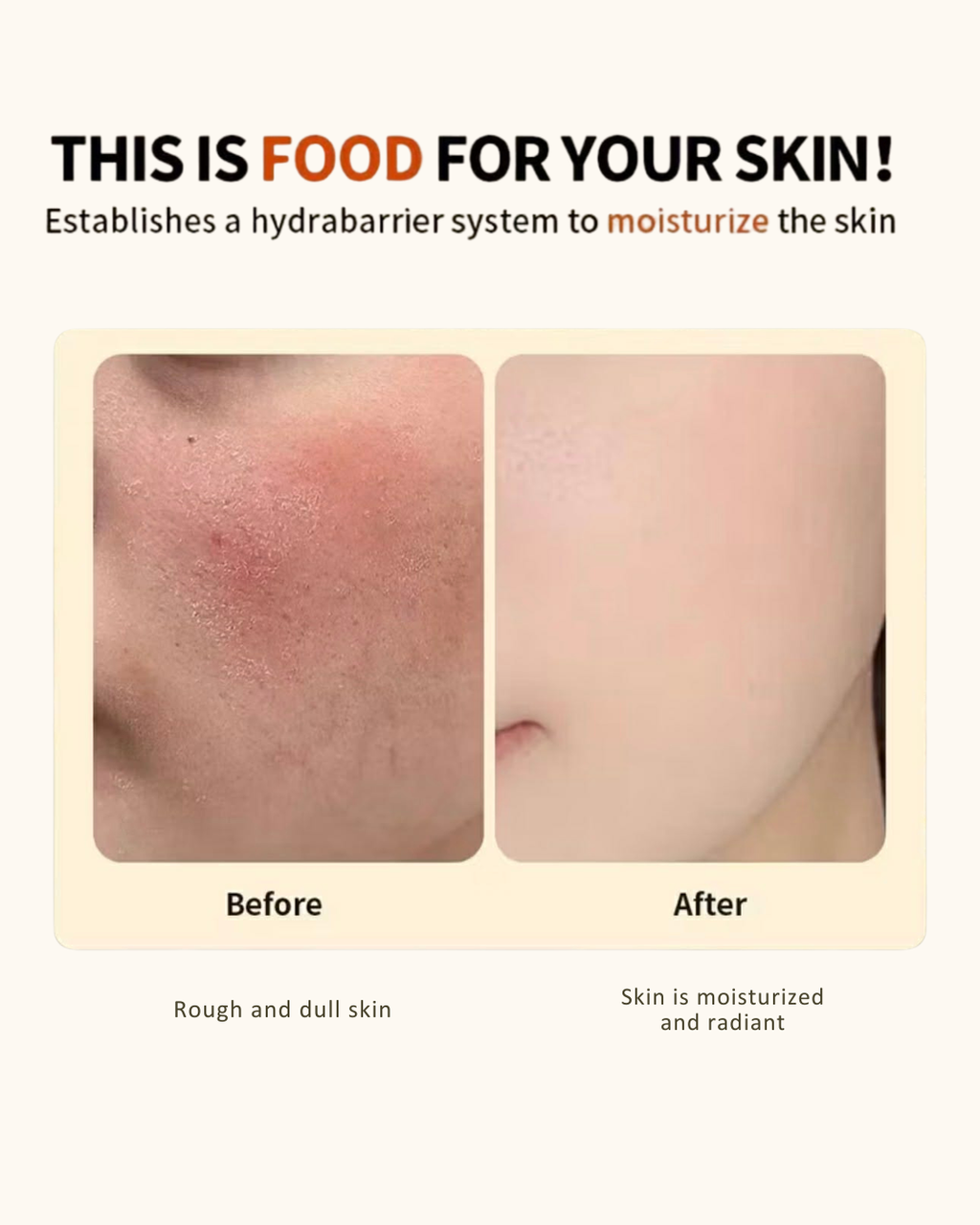 VibeVital Beef Tallow Face Cream for Deep Hydration & Skin Barrier Support