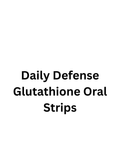 Daily Defense Glutathione Oral Strips
